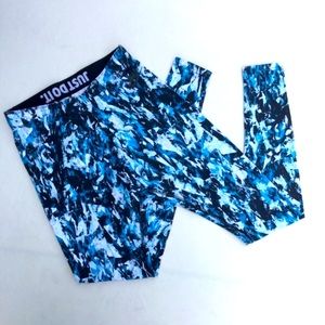 Nike Leg-A-See Mishmash Blue Leggings Size XS